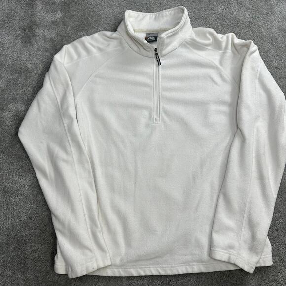 Nike ACG Fit Therma White Fleece Pullover Sweatshirt Women's Size Medium Y2K - Picture 1 of 7